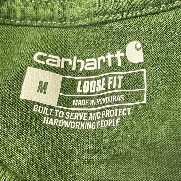 CARHARTT Loose Fit Heavyweight Long Sleeve Pocket T-Shirt - Picture 4 of 8